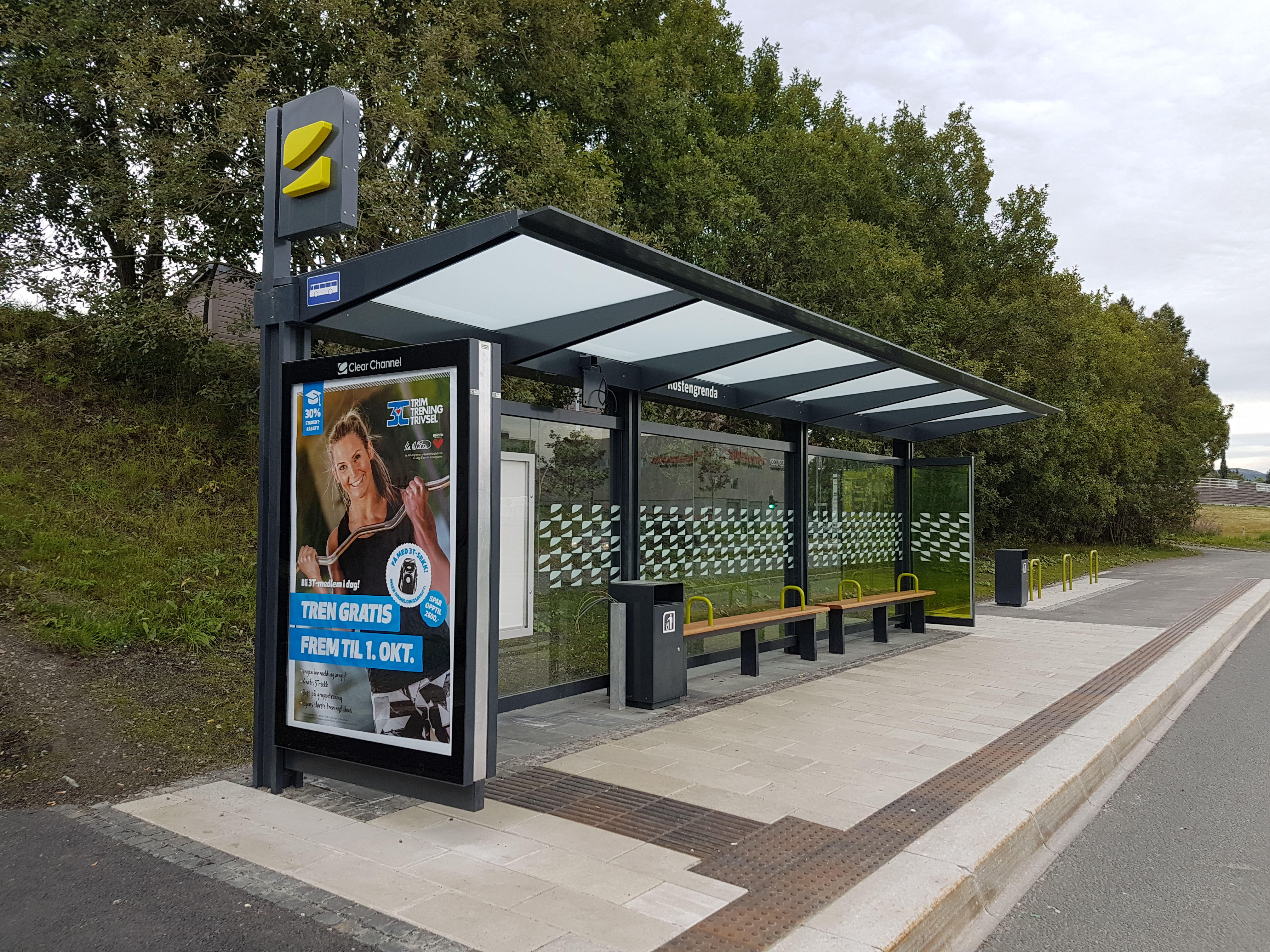 RTPI displays Trondheim